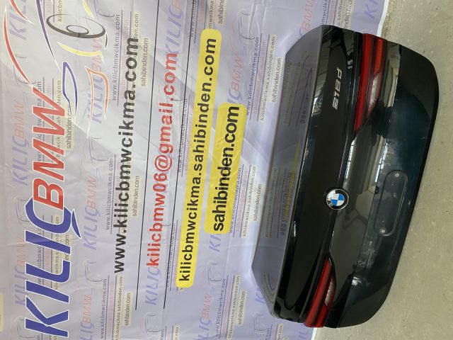 BMW F44 2SERİSİ GRAN COUPE ÇIKMA ORJİNAL BAGAJ KAPAĞI METALİK SİYAH